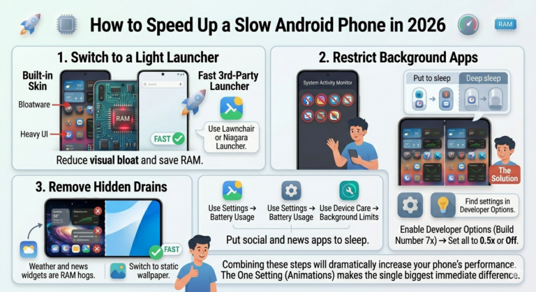 How to Speed Up a Slow Android Phone