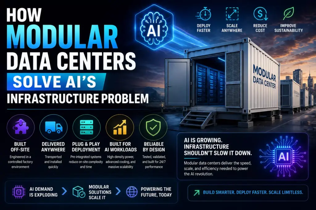 How Modular Data Centers Solve AI's Infrastructure Problem