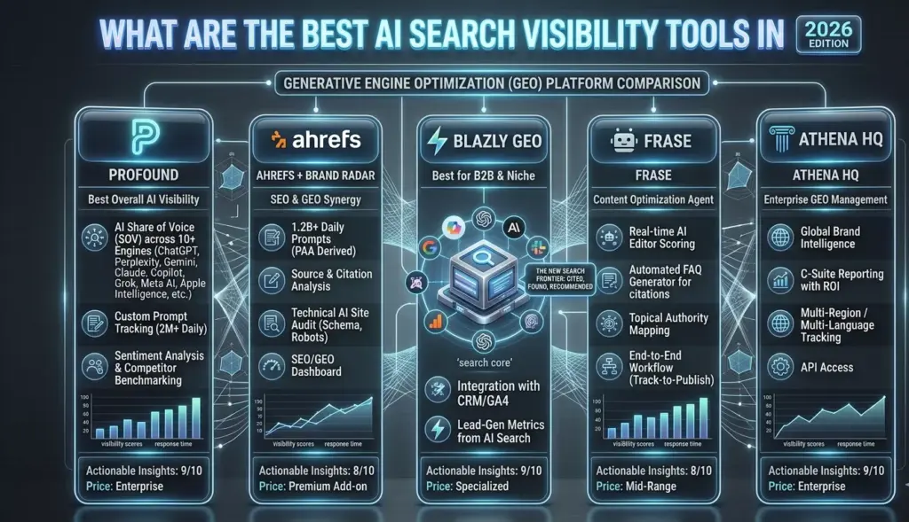 What Are the Best AI Search Visibility Tools in 2026