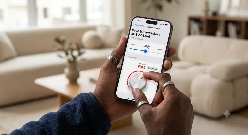 Pace and Expressivity in latest iOS 27 Beta