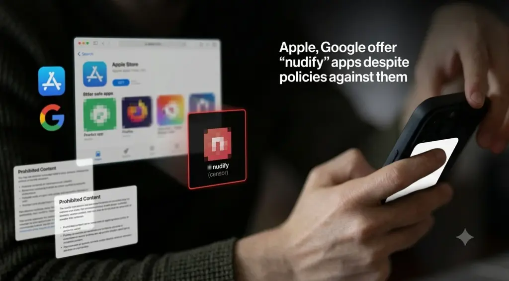 Apple and Google Ordered to Purge Nudify Apps