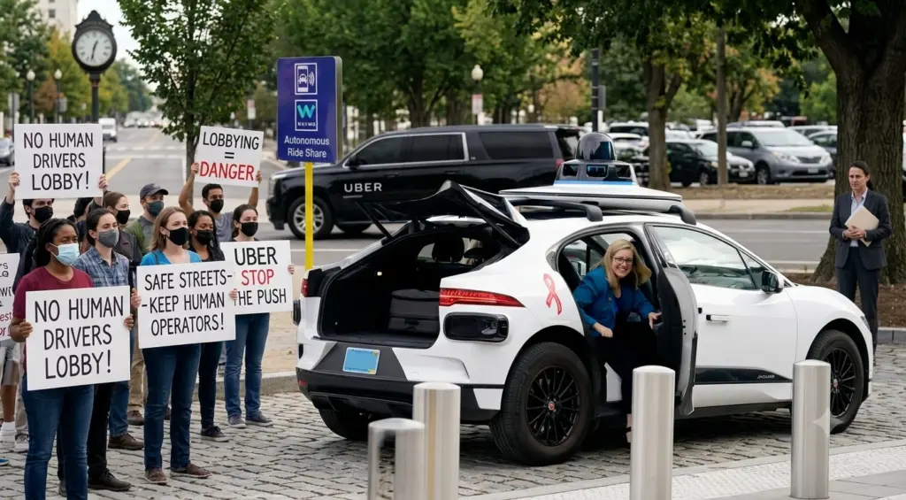 Uber's Robotaxi Lobbying Effort Has Put It on a Collision Course With Waymo 3 Ubers robotaxi lobbying effort has put on collision
