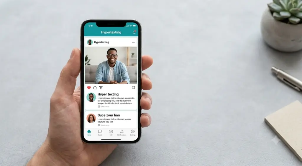 HyperTexting turn open web into scrollable social media