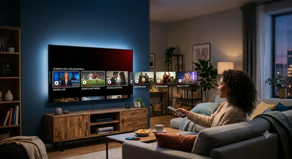 Netflix planning to always on live tv
