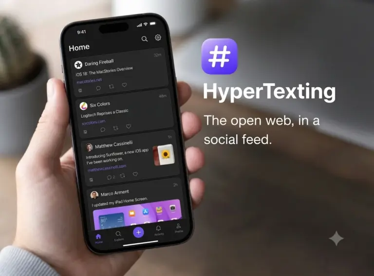 HyperTexting turn open web into scrollable social media