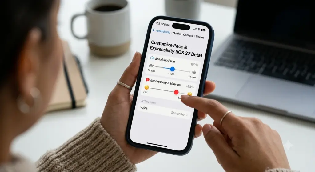 Pace and Expressivity in latest iOS 27 Beta