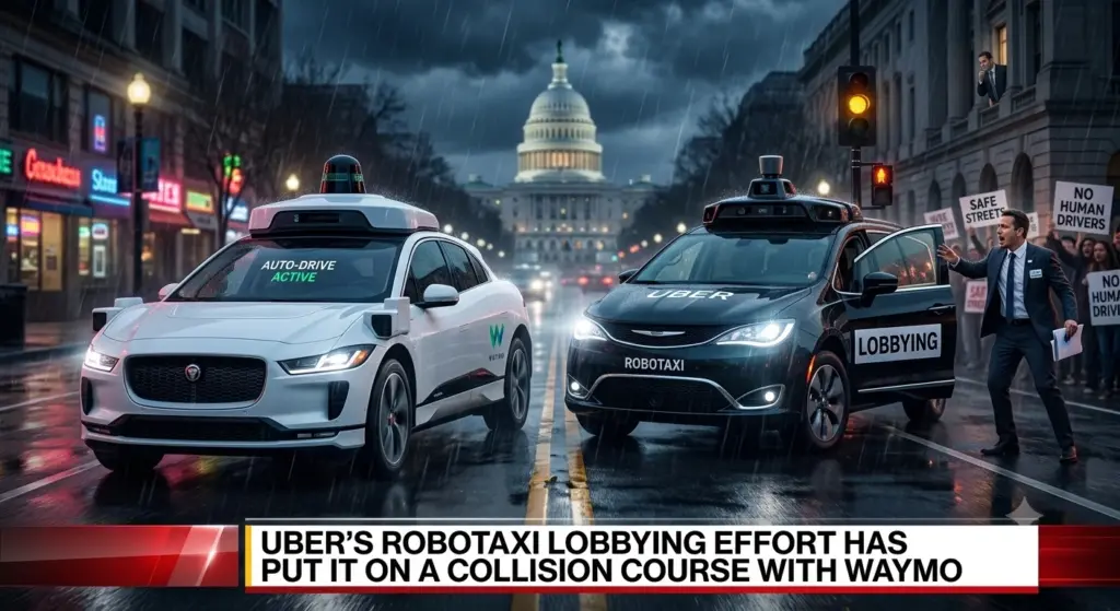 Uber's Robotaxi Lobbying Effort Has Put It on a Collision Course With Waymo 1 Ubers robotaxi lobbying effort has put on collision