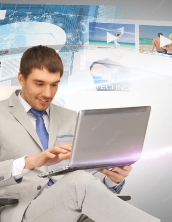 business-technology-internet-news-concept-businessman-with-laptop-pc-virtual-screens-reading-news_380164-39885